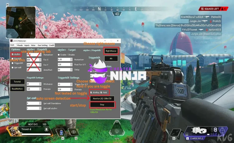 Apex Legends Aimbot Hack | AimAssist ,NoRecoil, AntiShake & TriggerBot v1.0