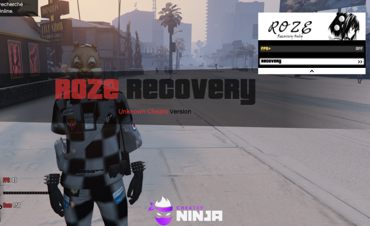 GTA V Online Roze Recovery Hack | GTA V Mod Menu Cheat V1.58